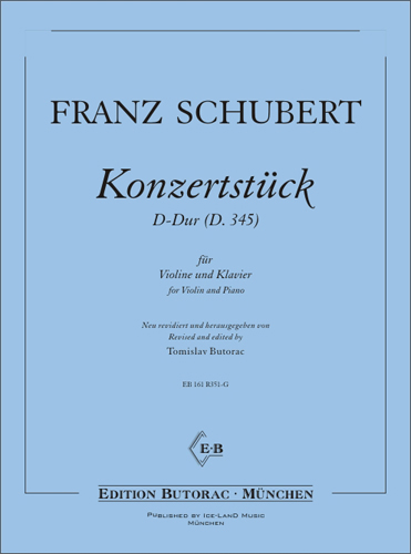 Cover - Schubert Konzertstck D-Dur (D 345)